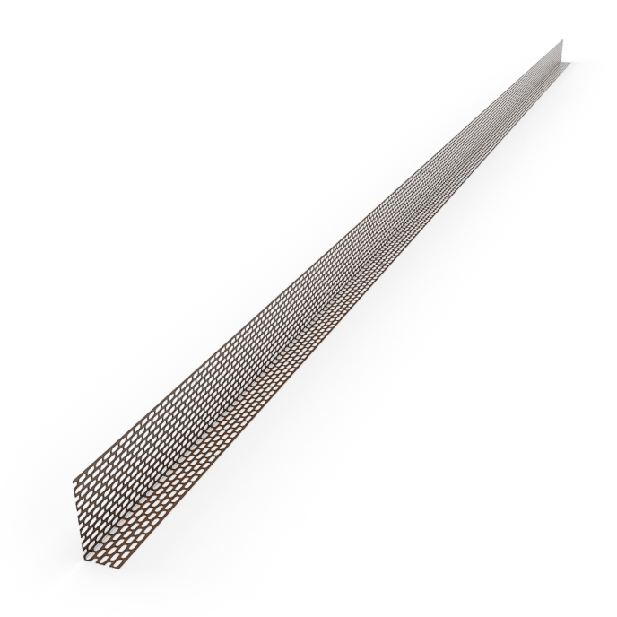 Lüftungsprofil PVC, Braun, 30 x 70 mm x 2,5 m