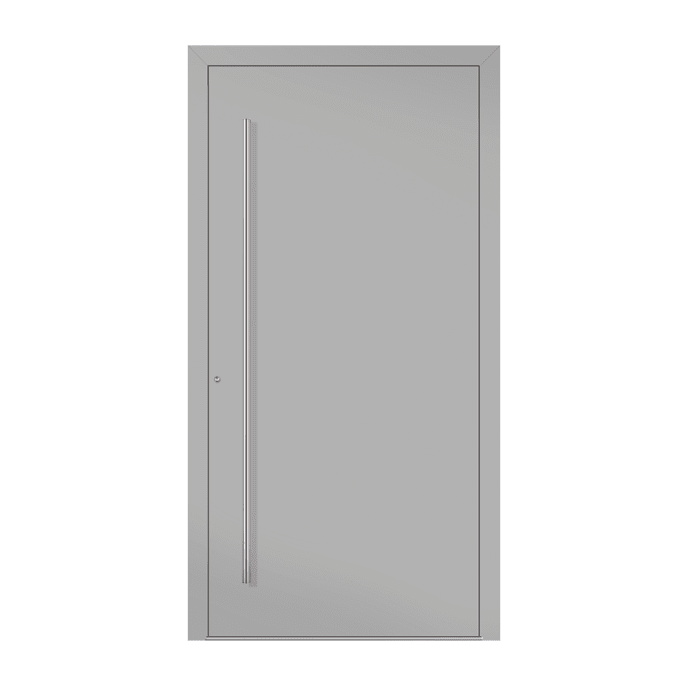 Haustür FERMO F430 Graualuminium (ähnl. RAL 9007)