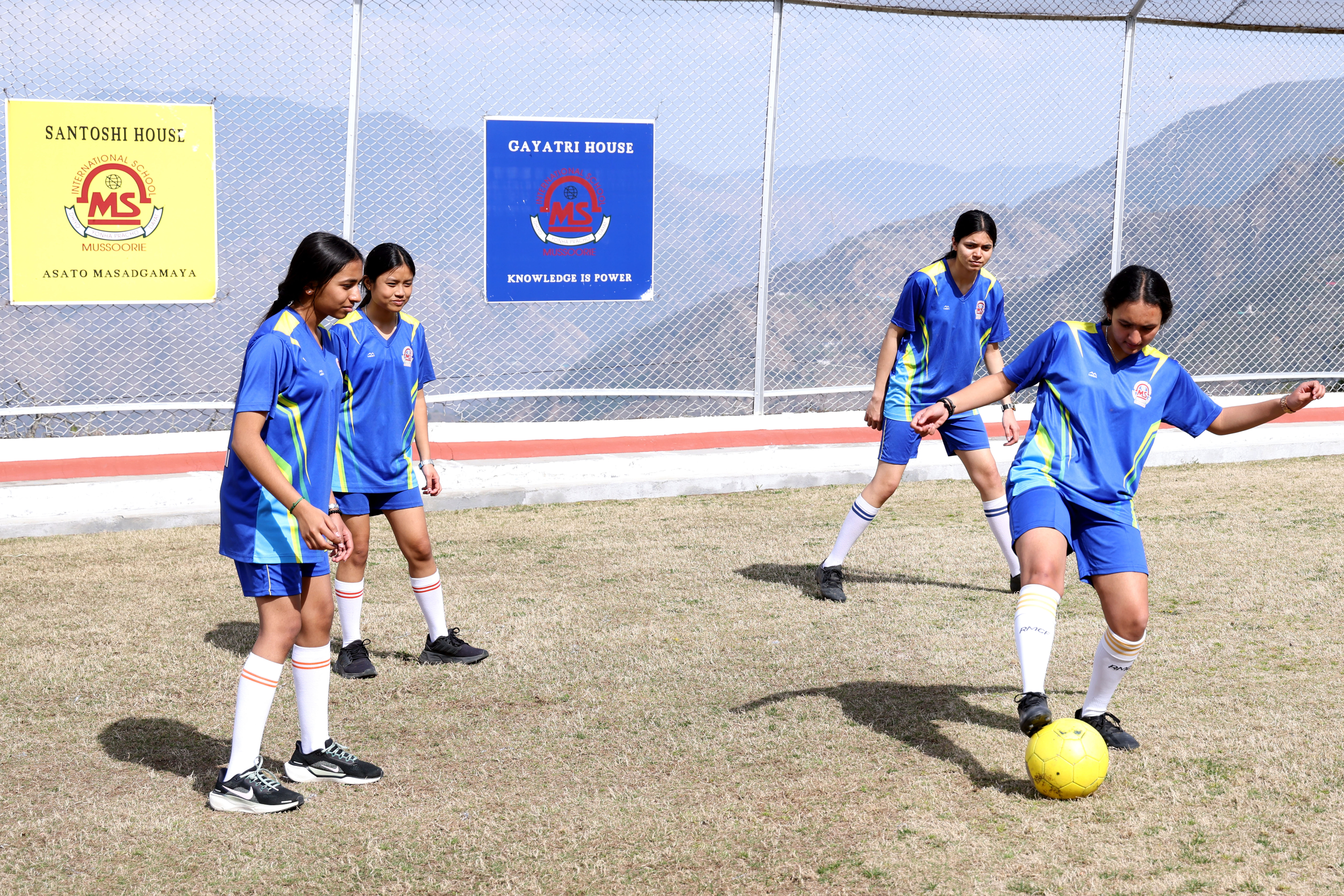 On the playing field