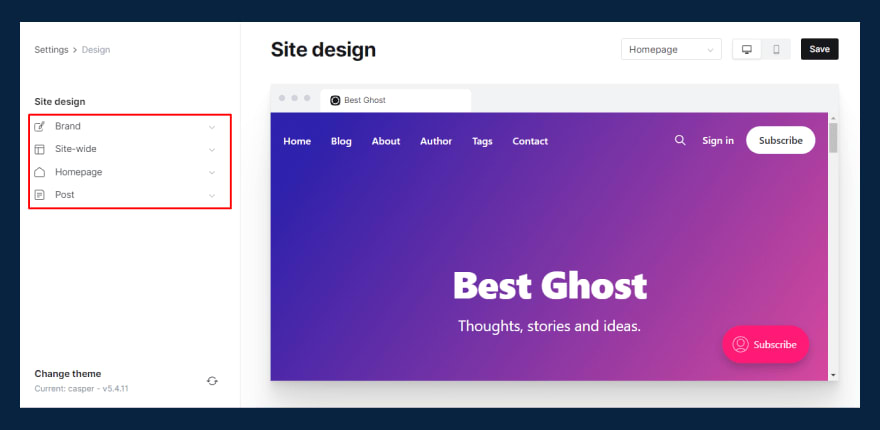 Site Design