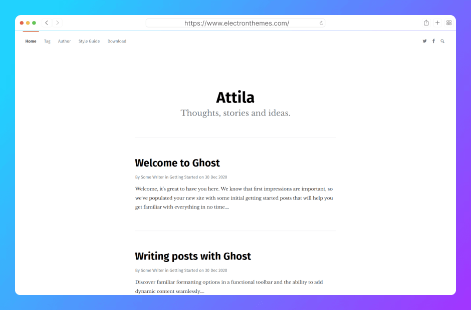 Attila ghost theme