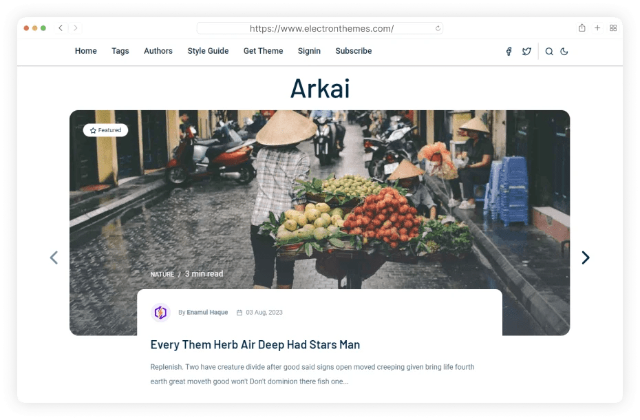 Arkai ghost theme