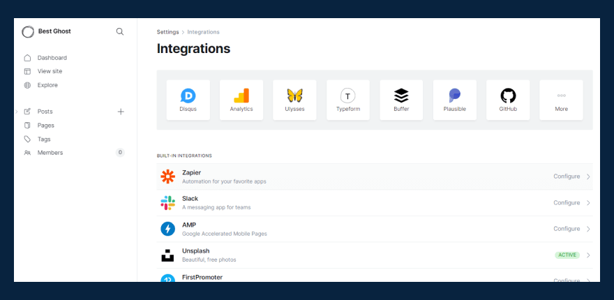 integrations