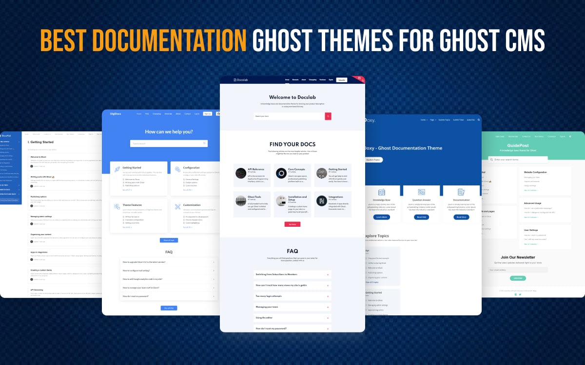 Best documentation ghost themes for ghost cms in 2023 | Electron Themes