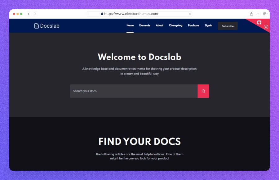 Docslab Ghost CMS Theme - Responsive Theme for Documentation Websites