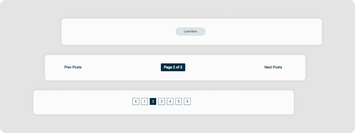 Arkai theme Pagination Style