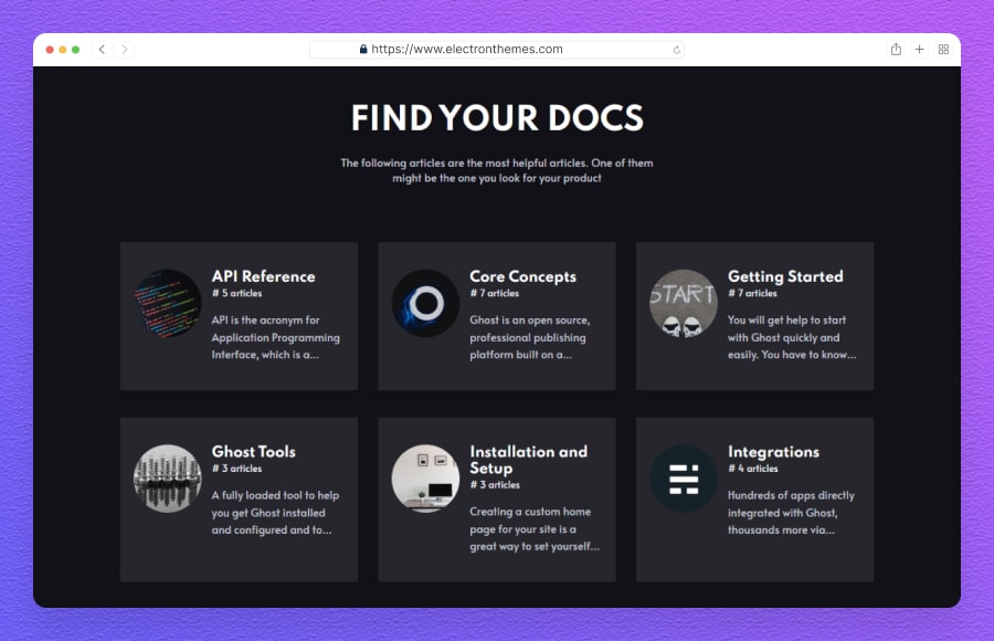 Clean and Modern Ghost CMS Documentation Theme- Docslab