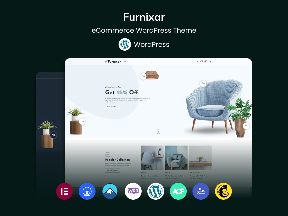 Furnixar - Furniture WordPress Theme, Responsive & WooCommerce Ready