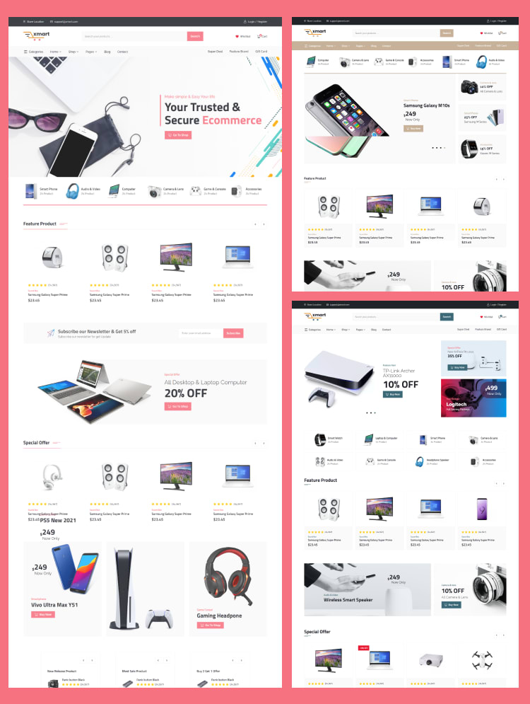 Xmart - Minimal And Modern eCommerce Multipurpose HTML Template