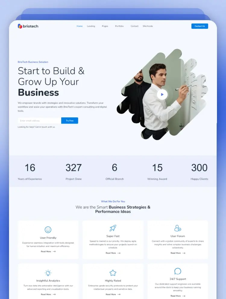 Briotech - Business WordPress Theme