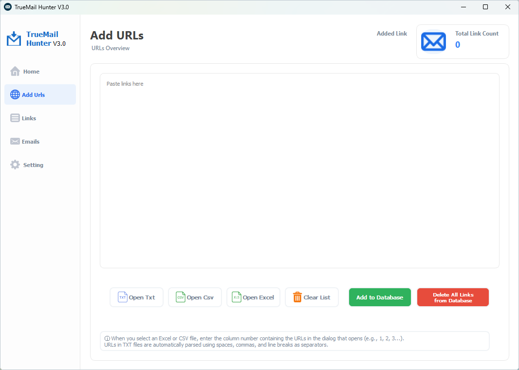 TrueMail Hunter v3.0 | Bulk Website Email Extractor for Lead Generation