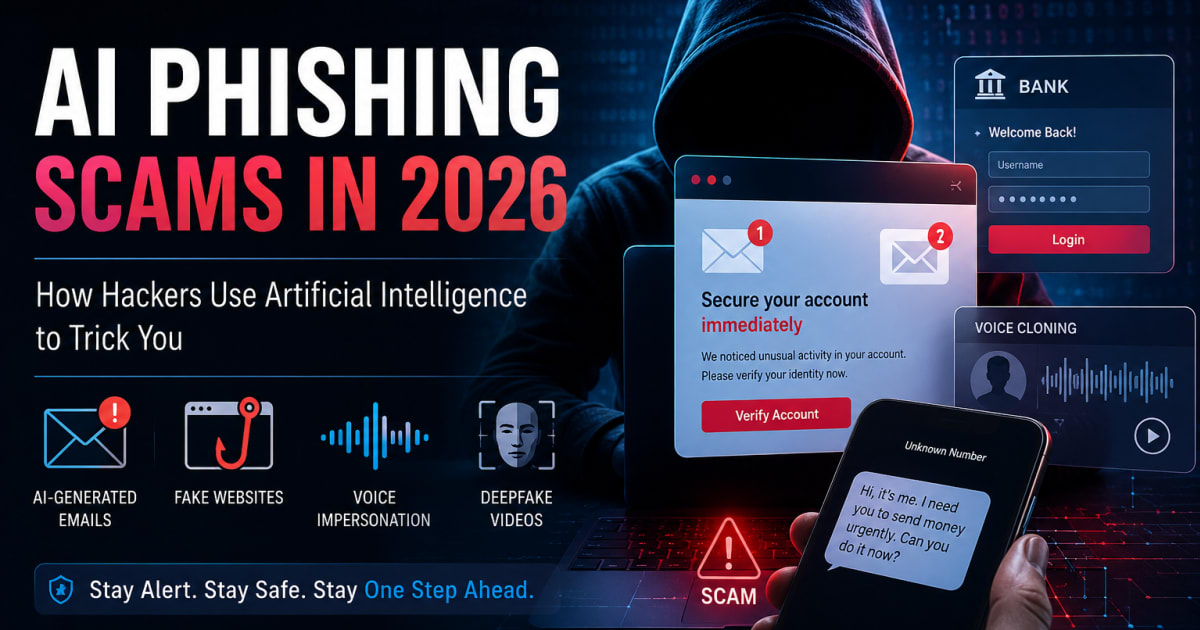 AI Phishing Scams in 2026: How Hackers Use Artificial Intelligence to Trick You