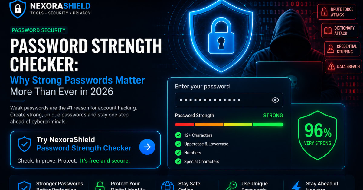 Password Strength Checker: Why Strong Passwords Matter More Than Ever in 2026