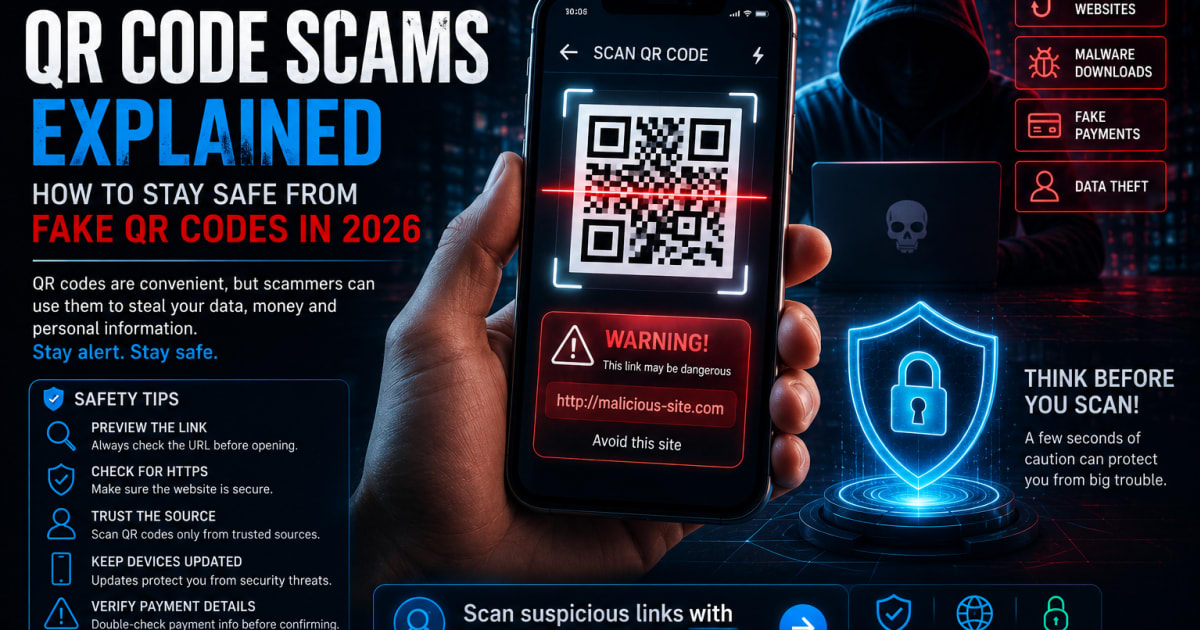 QR Code Scams Explained: How to Stay Safe from Fake QR Codes in 2026