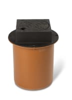 Sett 315 firk.ramme m/teleskoprør og lokk m/lås. 3 tonns std