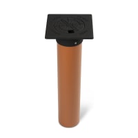 Sett 200 firk.ramme m/teleskoprør H=750 og lokk m/lås/pakn. D400 BB+