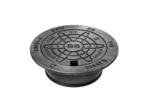 Sett 315 ramme og lokk m/lås/pakn. D400 std