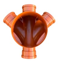 110 kråkefotkum f 425 stigerør, rødbrun