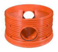 200 rettløpskum f 1000 stigerør, rødbrun