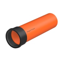 75 PP kabelrør glatt SN8, L=6m, oransje SVV
