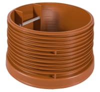 1000 PP mellomring BH=500mm, rødbrun