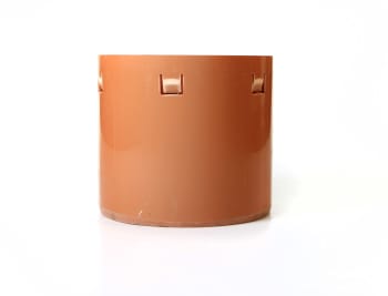 425 PVC teleskoprør L=400, rødbrun