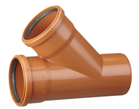 Glatte PP/PVC deler rødbrun