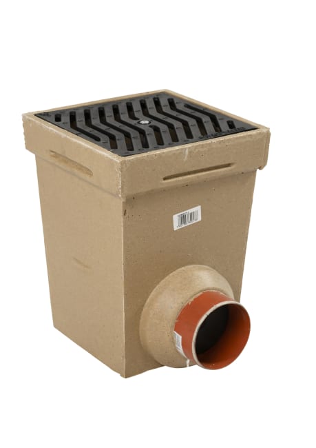 Gårdskum m/rist B125 (BxH = 270x367mm)