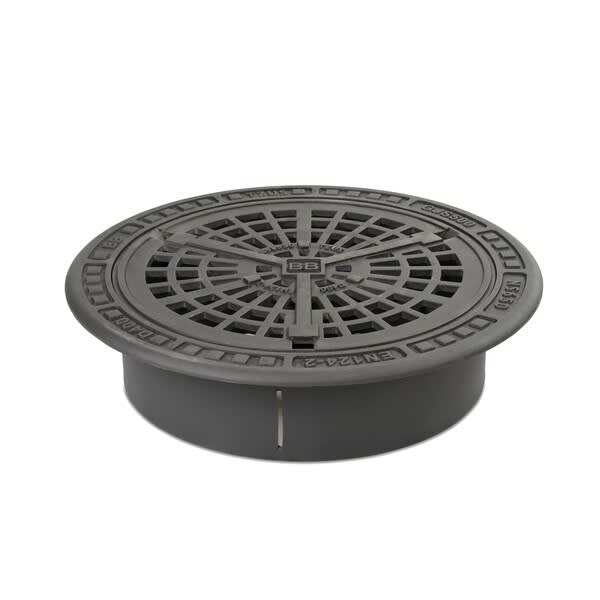 Sett 650 ramme og ristlokk m/lås. D400 BB+