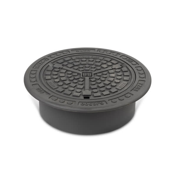 Sett 600 ramme og lokk m/lås/PUR. D400 BB+