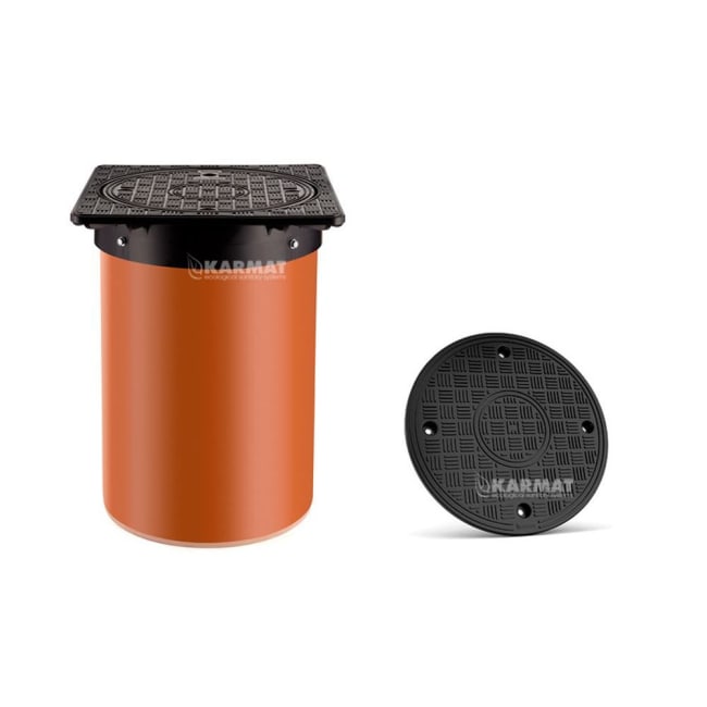 315 PP lokk og ramme med teleskop, A15