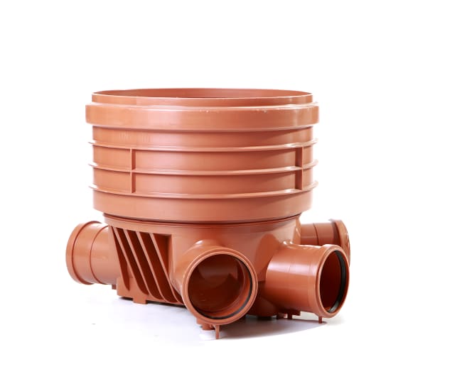 250 kråkefotkum f 400 stigerør, rødbrun