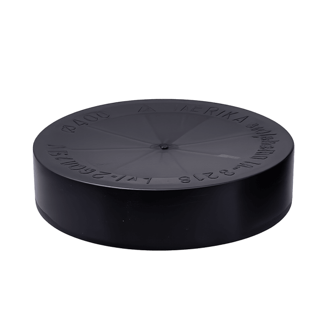 400 Merika utv. lokk PE, svart