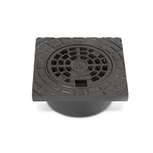 Sett 200 firk.ramme og ristlokk m/lås. B125 std