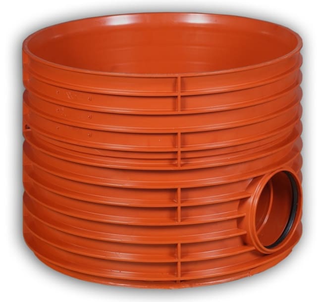 400 rettløpskum f 600  stigerør, rødbrun