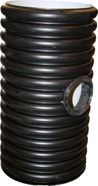 300 PP Sandfangskum L=60cm, m/bunn, utløp Ø110mm.