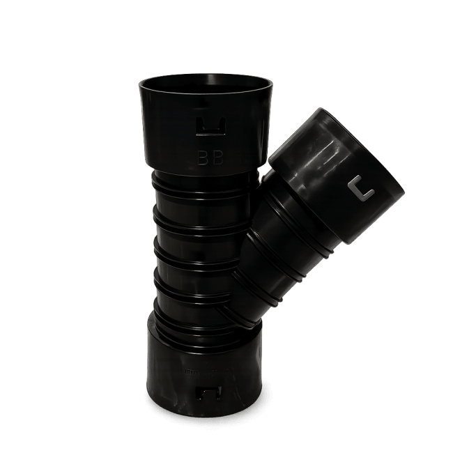 83/100 grenrør 45° BB