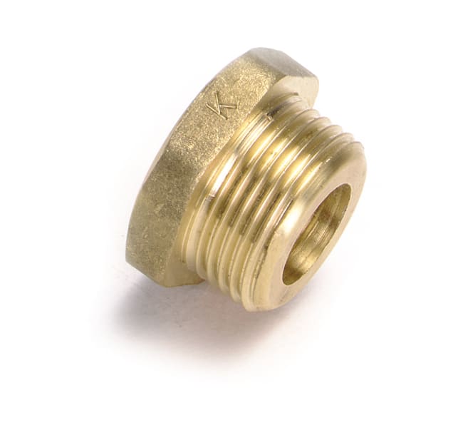 1 x 3/4 messing overgangsnippel Isiflo