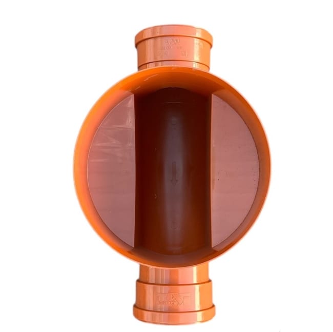 200 rettløpskum f 315 stigerør, rødbrun