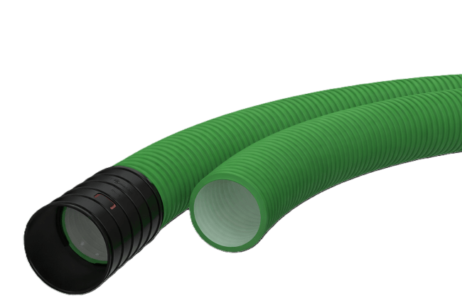 75 DV kabelrør i kveil (450N) L=50m, grønn