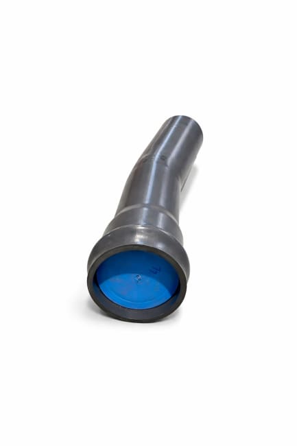 160 x 11° PVC trykkrørsbend m/1 muffe