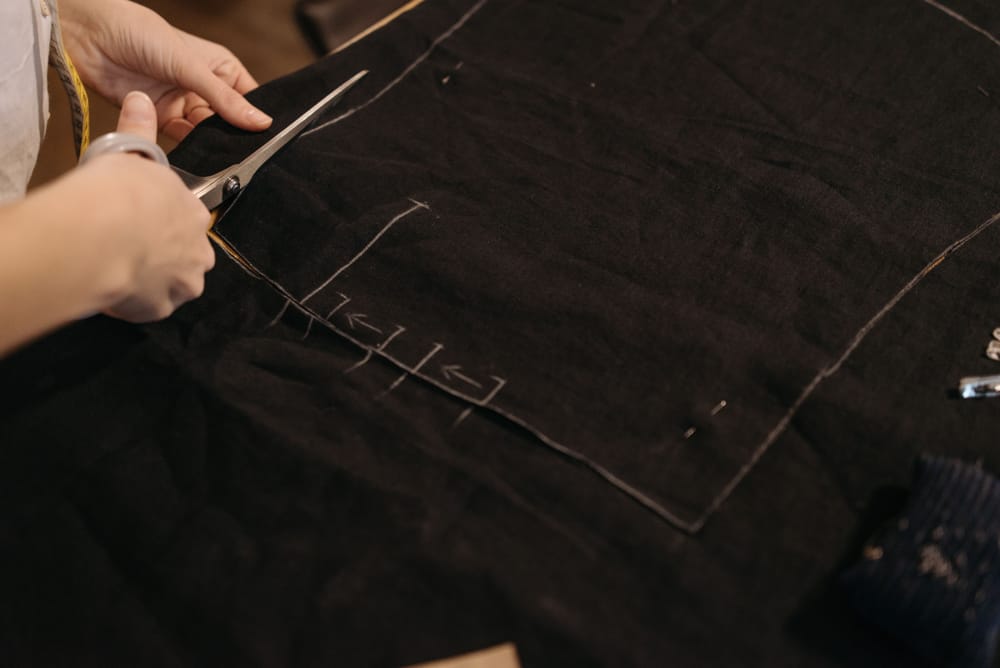 Hand Cutting — The Tailored Silk-Wool Blazer