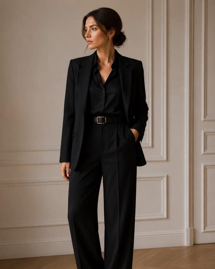 The Double-Pleat Trouser Suit — Flannel & Drape