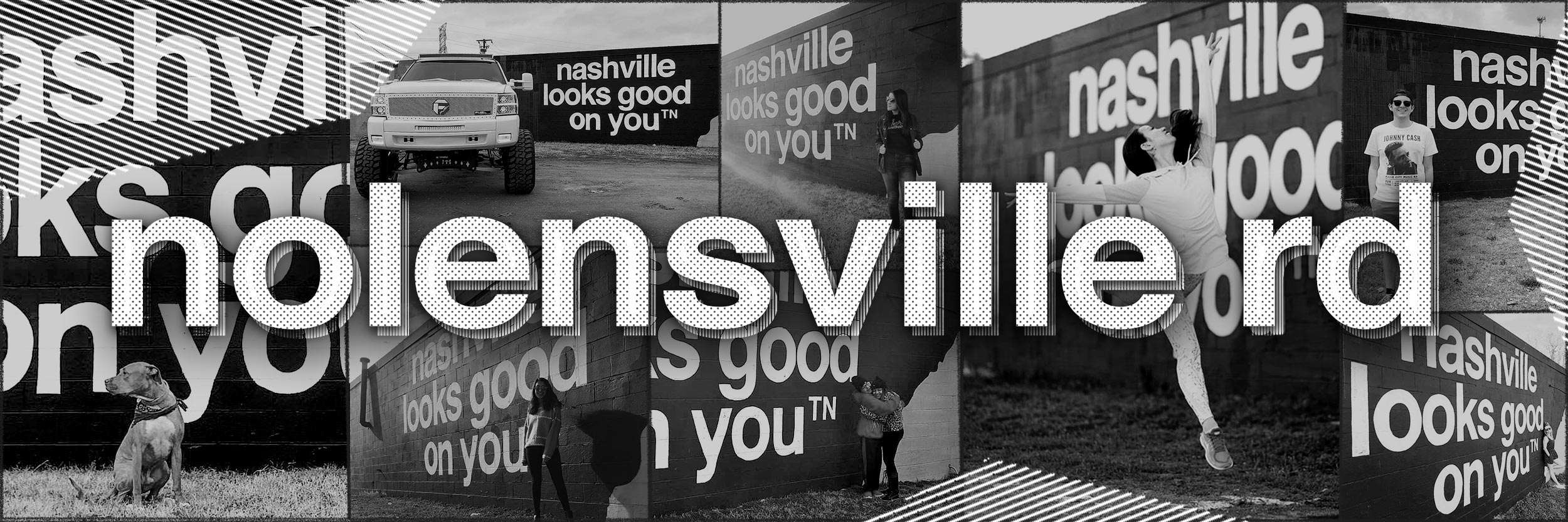 nashville looks good on you mural location nolensville rd nashville murals tennessee