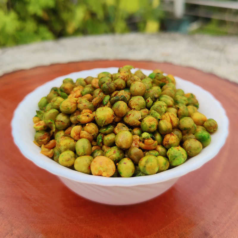 সবুজ মটর ভাজা |