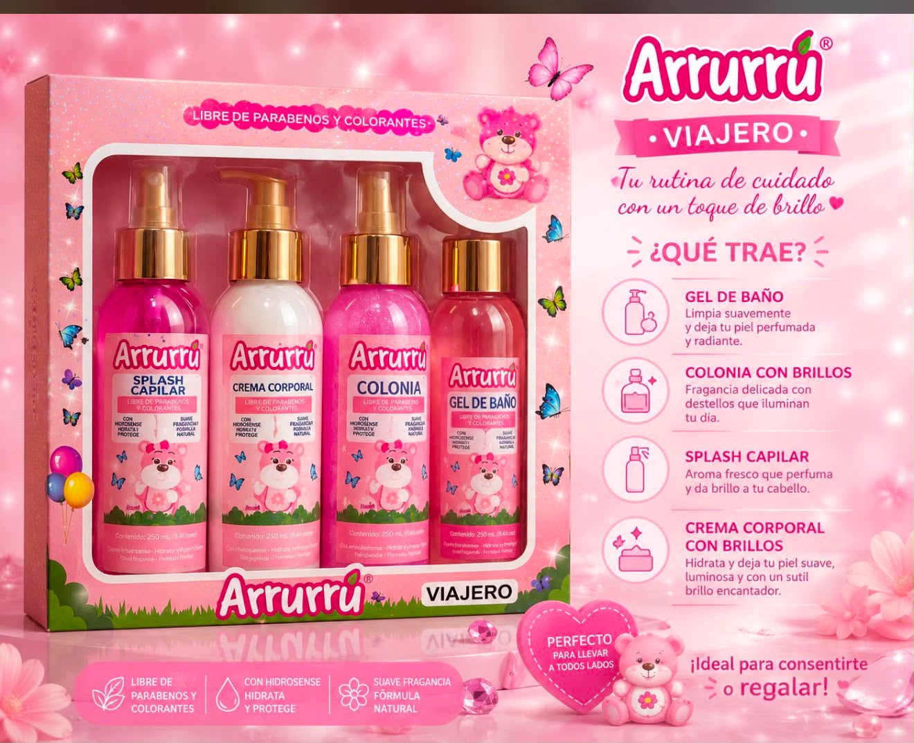 Kit X 4 Arrurru Magic Glow 