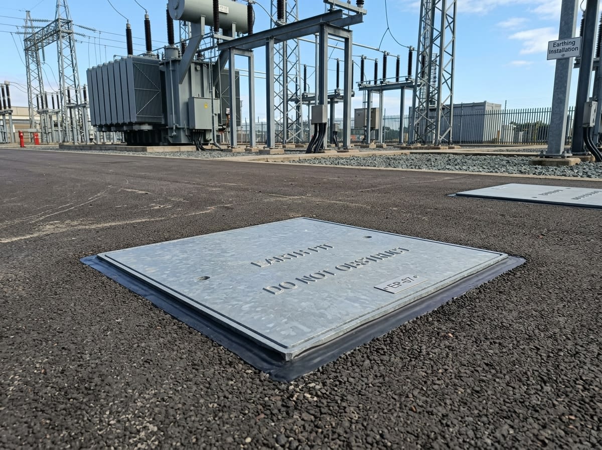 Heavy Duty Substation Earth Pit Inspection Cover - Forecast Earthings