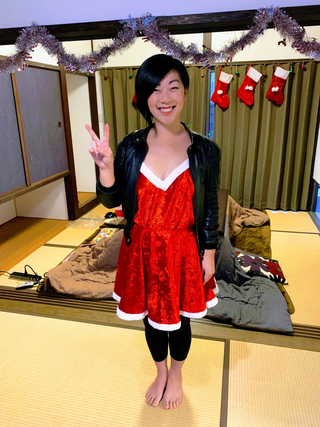 Enjoying our hard work