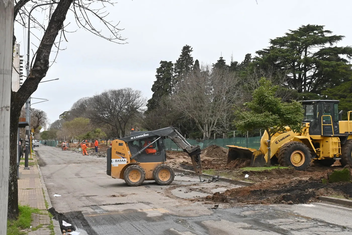 Obras en Parque Saavedra