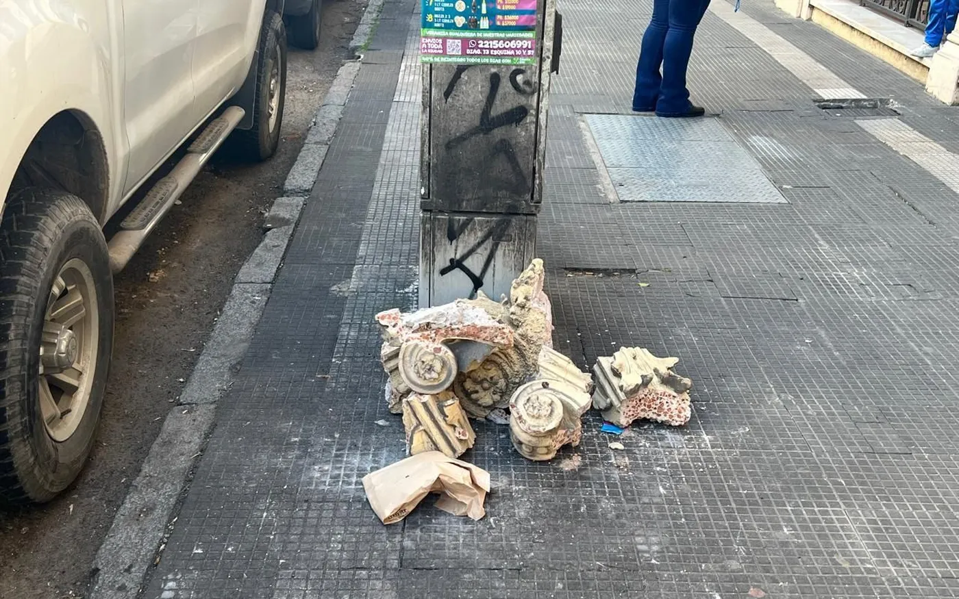 desprendimiento mampostería La Plata